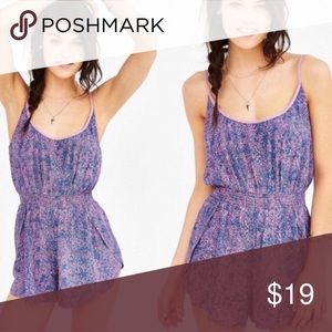 Ecote Pink and Blue Romper
